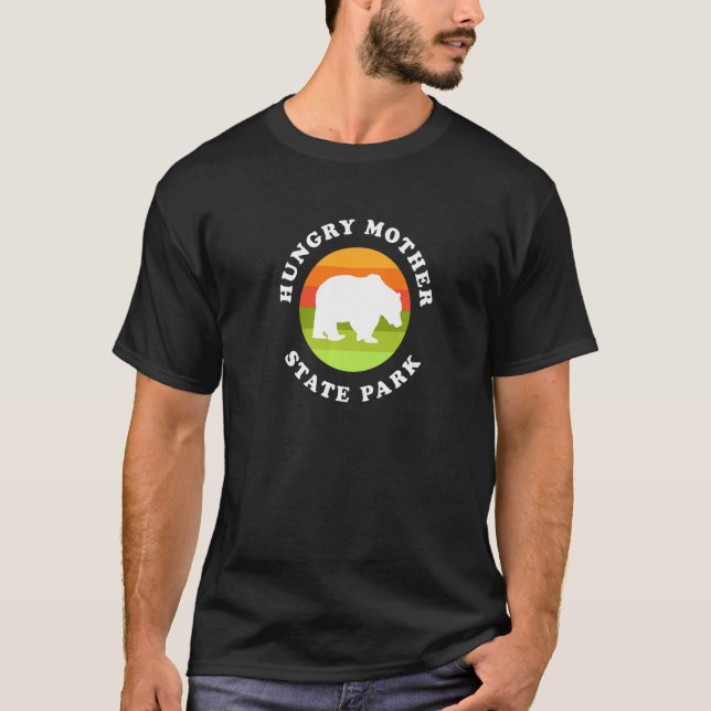 Camiseta Hungry Madre State Park Virginia Bear VA Souvenir (Frente)