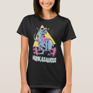Camiseta Hunkasaurus T Rex Dinossauro Engraçado Ginásio e T