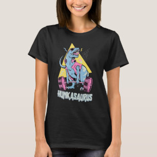 Camiseta Hunkasaurus T rex Dinossauro Engraçado Gym & Worko