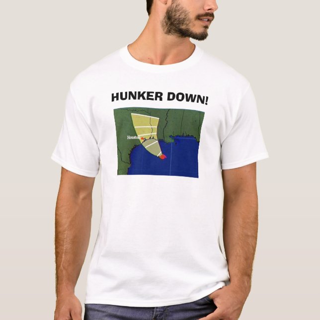 CAMISETA HUNKER PARA BAIXO O BRANCO (Frente)