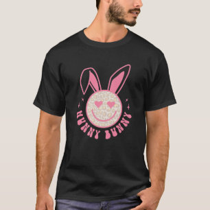 Camiseta Hunny Bunny Leopardo Sorri Coelhinha Mulheres Boni