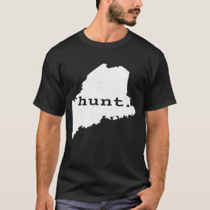 Camiseta Hunt Maine Bowhunting State Deer Hunting For Hunt