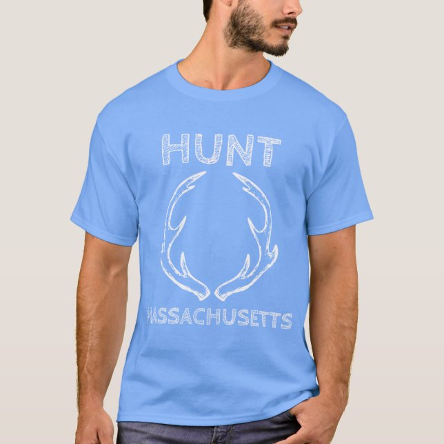 Camiseta Hunt Massachusetts Deer Hunting Gear For Hunting L (Frente)