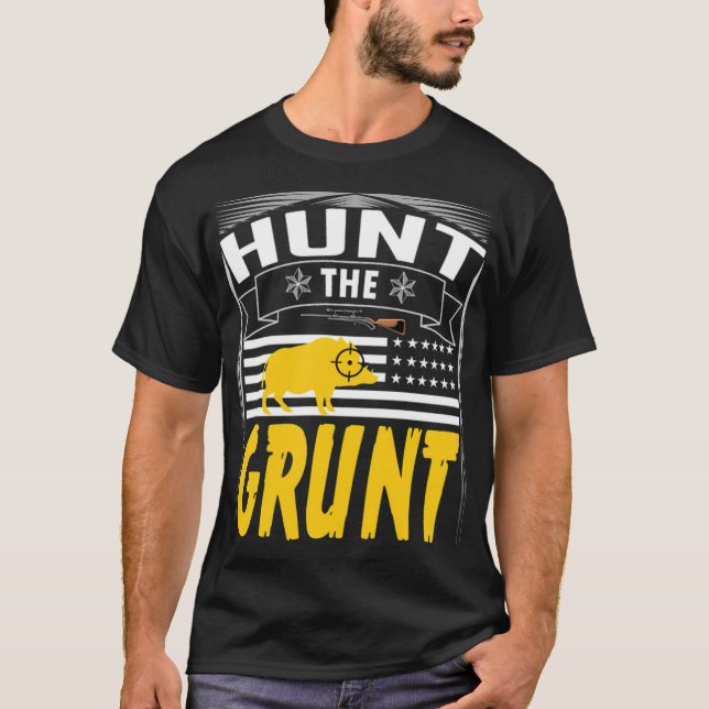 Camiseta Hunt the boston terrier animals  (Frente)