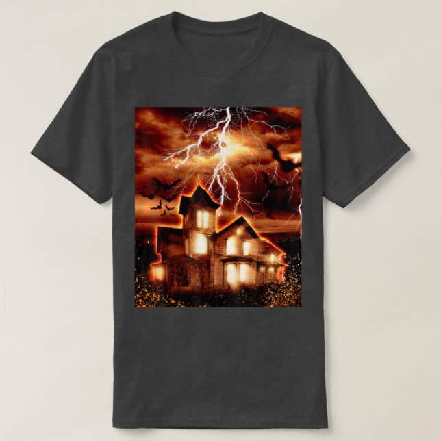 Camiseta Hunted House Blitz e Thunder (Frente do Design)