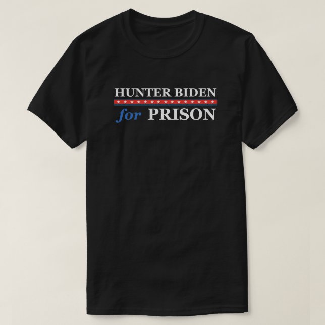 CAMISETA HUNTER BIDEN PARA A PRISÃO (Frente do Design)