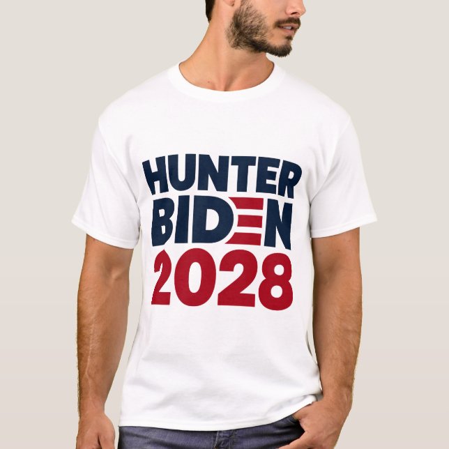Camiseta Hunter Biden Presidente 2028 (Frente)