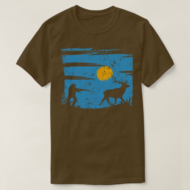 Camiseta Hunter Hunter Deer Hunt (Frente do Design)