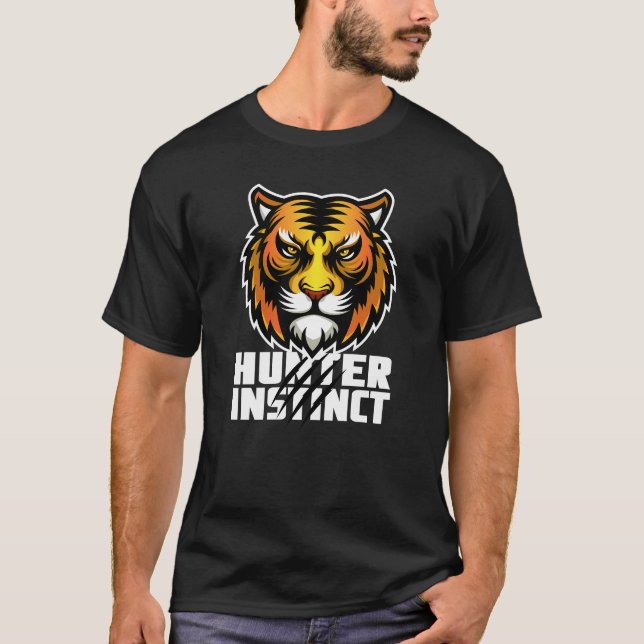 Camiseta Hunter Instinct Tiger Head (Frente)