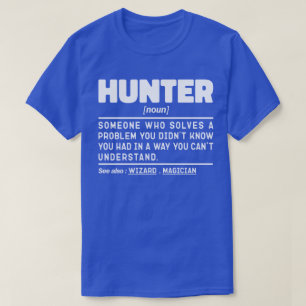 Camiseta Hunter Noun Definition Hunter Sarcasm Legal