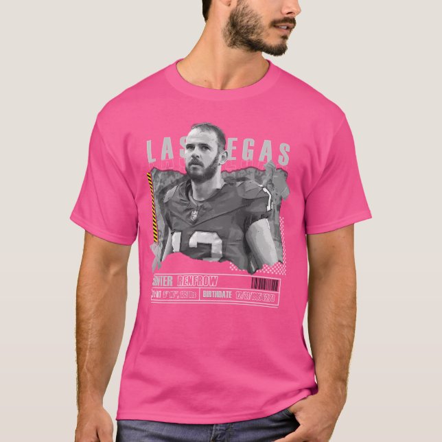 Camiseta Hunter Renfrow Futebol Shirt Tapeçaria 1 (Frente)