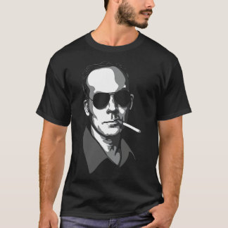 Camiseta Hunter S Thompson Greyscale