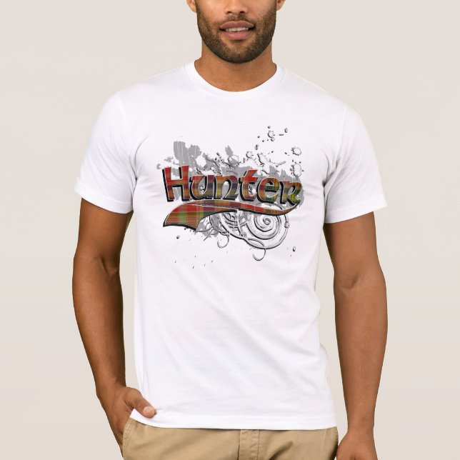 Camiseta Hunter Tartan Grunge (Frente)
