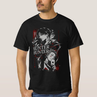 Camiseta Hunter x Hunter Chrollo e Hisoka Estética Escura