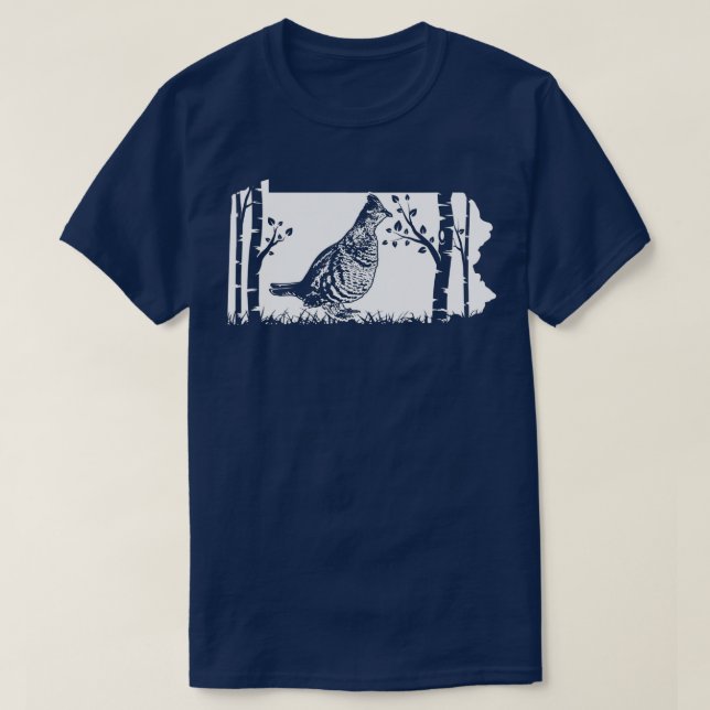 Camiseta Hunting Partridge Grouse (20) (Frente do Design)