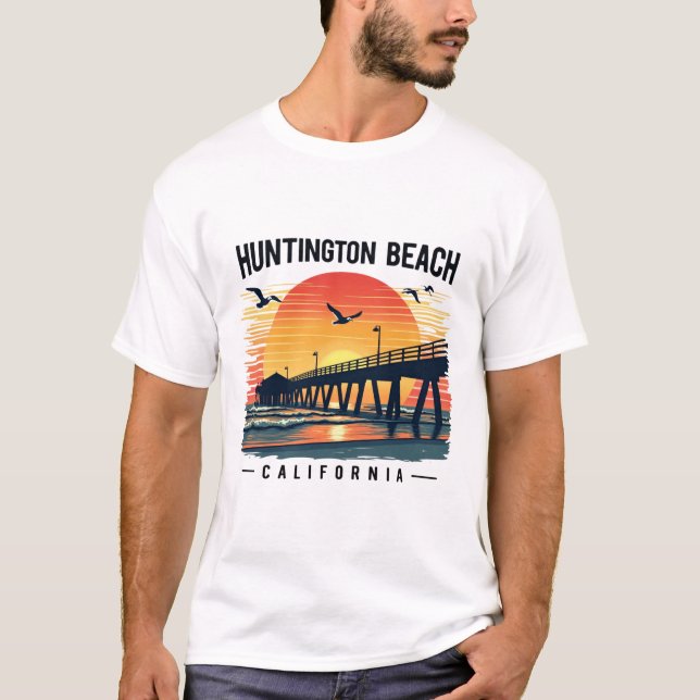 CAMISETA HUNTINGTON BEACH (Frente)