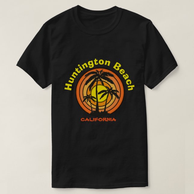 Camiseta Huntington Beach, CA (Frente do Design)