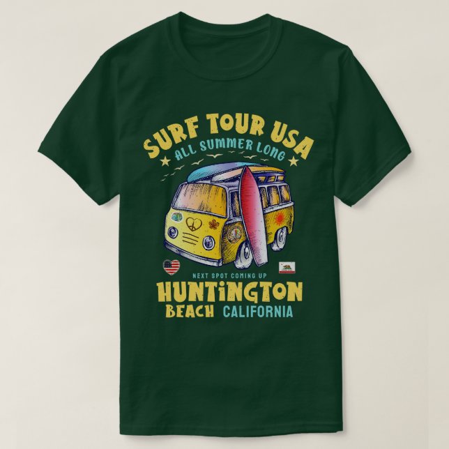 Camiseta Huntington Beach California (Frente do Design)