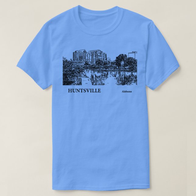 Camiseta Huntsville Alabama TShirt 2 (Frente do Design)