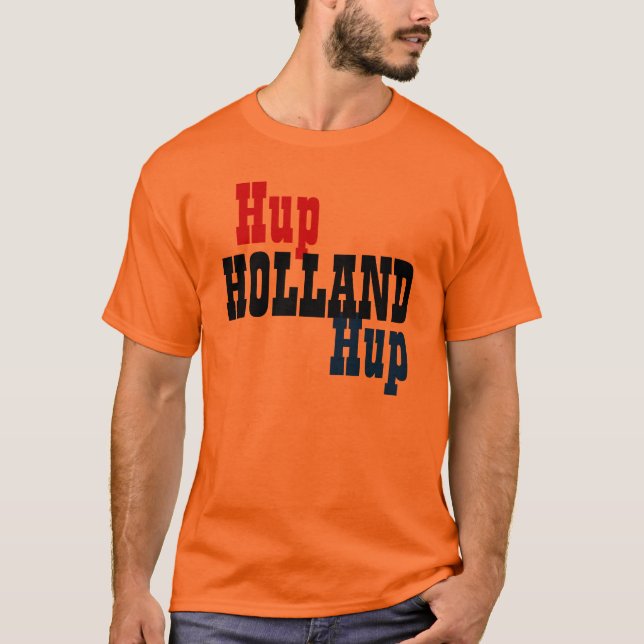 Camiseta Hup t-shirt alaranjado de Holland Hup (Frente)