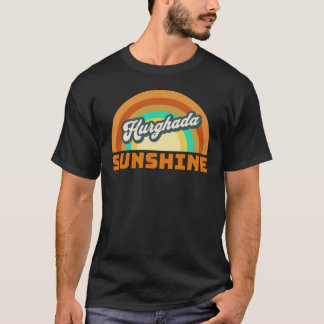 Camiseta Hurghada Sunshine Retro Black