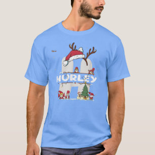 Camiseta Hurley Christmas w Hurley Name for engraçado Xmas