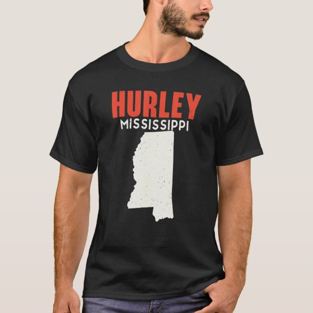 Camiseta Hurley Mississippi EUA State America Viagem Missis (Frente)