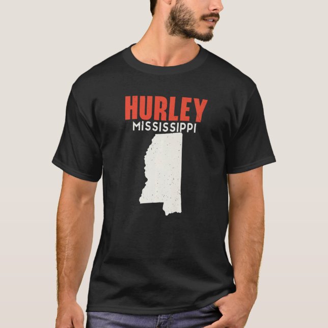 Camiseta Hurley Mississippi EUA State America Viagem Missis (Frente)