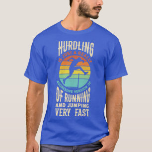 Camiseta Hurling Hurdle Runner Track e Field Funny