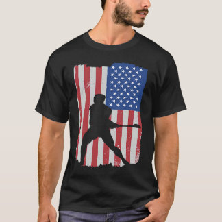 Camiseta Hurling Player American Flag