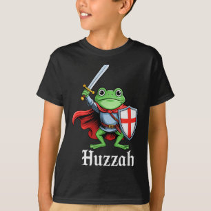 Camiseta Hurra Cavaleiro Sapo Espada Divertida Citação Meme
