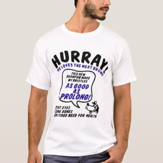 Camiseta hurray-ele-amor--carne-marrom