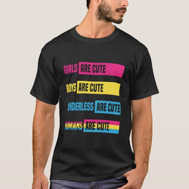 Camiseta Hus Are Panual Flag Pan Pride Panual (Frente)