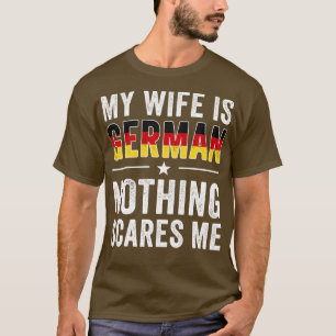 Camiseta Hus Minha Esposa é Alemã Funny Alemã Casamento Ale