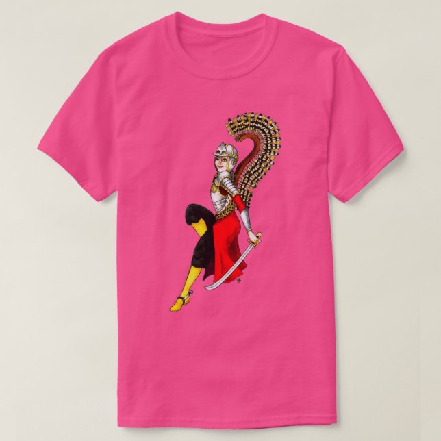 Camiseta Husaria Honey Pin Up Girl (Frente do Design)