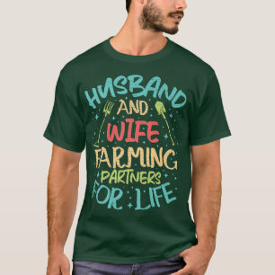 Camiseta Husband And Wife Farming Farmer