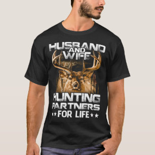 Camiseta Husband and Wife Hunting Partners For Life T-Shirt
