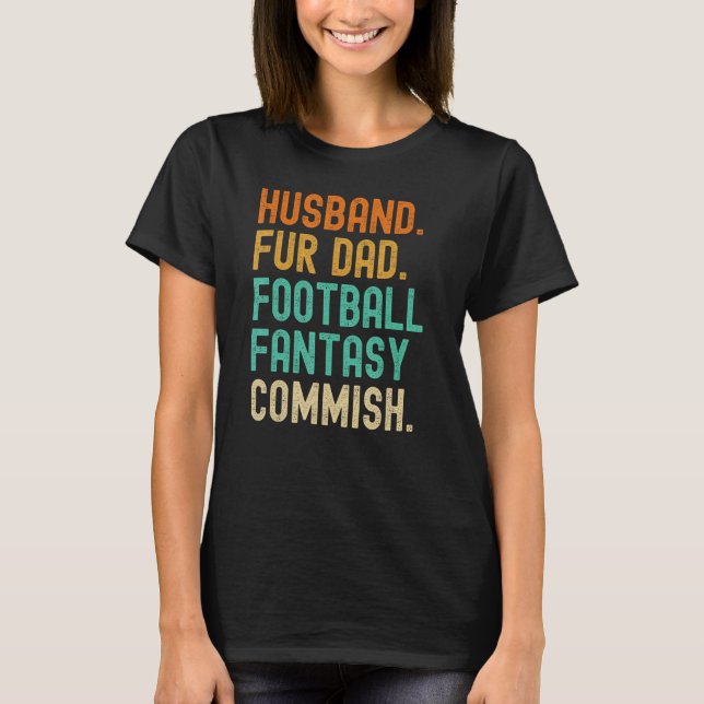 Camiseta Husband fur Pai Fantasy Comissão de Futebol (Frente)