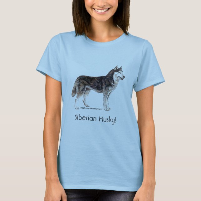 Camiseta Husky Siberiano! (Frente)