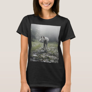 Camiseta Husky Siberiano Branco