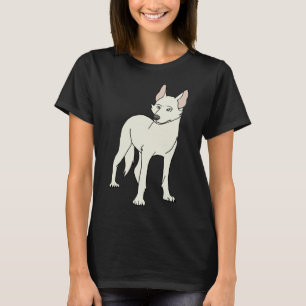 Camiseta Husky Siberiano Branco 36