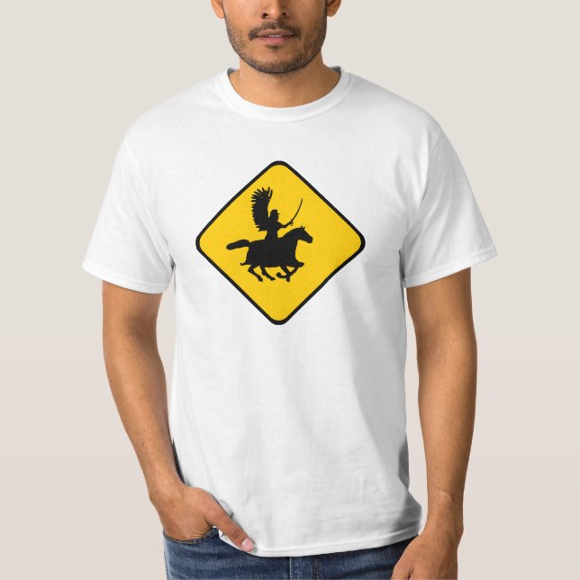 Camiseta Hussar de advertência! (Frente)