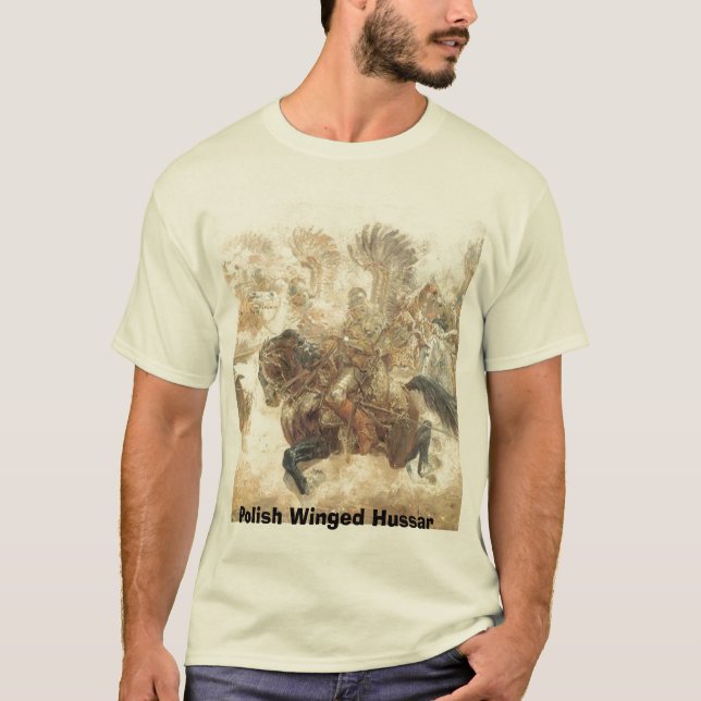 Camiseta Hussar voado polonês (Frente)