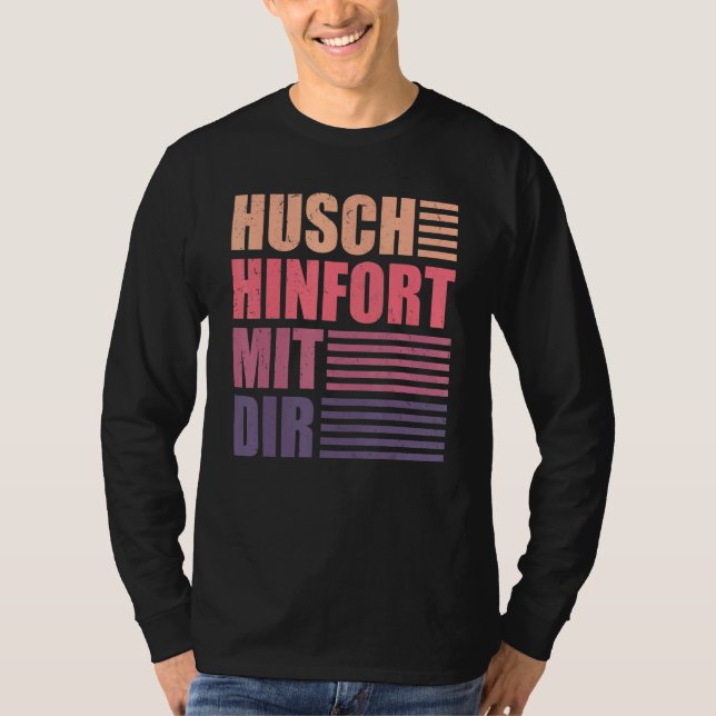 Camiseta Hussein Hinfort Mit Dir Contato Social Desnecessár (Frente)
