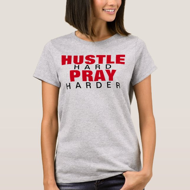 CAMISETA HUSTER DURO REZA MAIS FORTE (Frente)