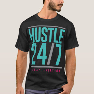 Camiseta Hustle 247 o dia todo