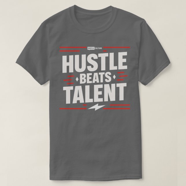Camiseta Hustle Beats Talent (Frente do Design)