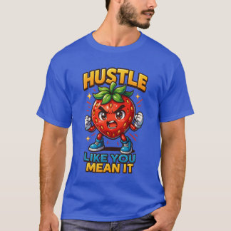 Camiseta Hustle Como Você Quer Dizer Chibi Strawberry Tee