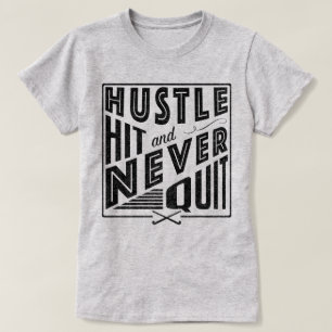 Camiseta Hustle de Hóquei em Campo, Hit e Nunca Sair do Tet