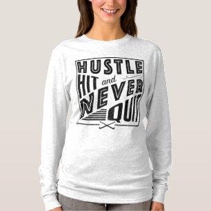 Camiseta Hustle de Hóquei em Campo, Hit e Nunca Sair do Tet